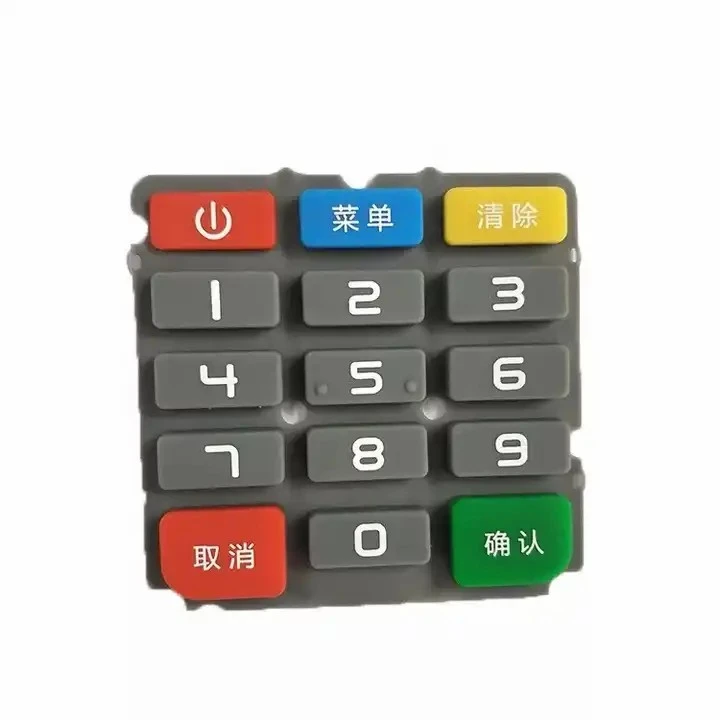 Spesiallaget silikongummi tastatur