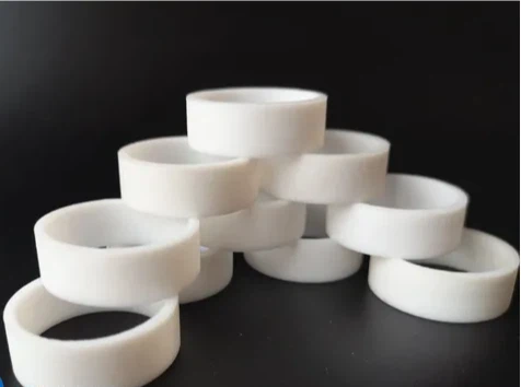 Hvit PTFE -rør for ermet PTFE -ark for Ring Battery Electrode Electric Products
