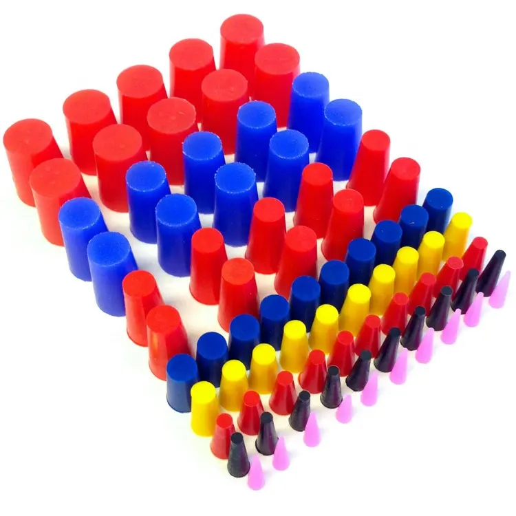 Tilpasset konisk silikongummiplugg Gummi silikonstopper